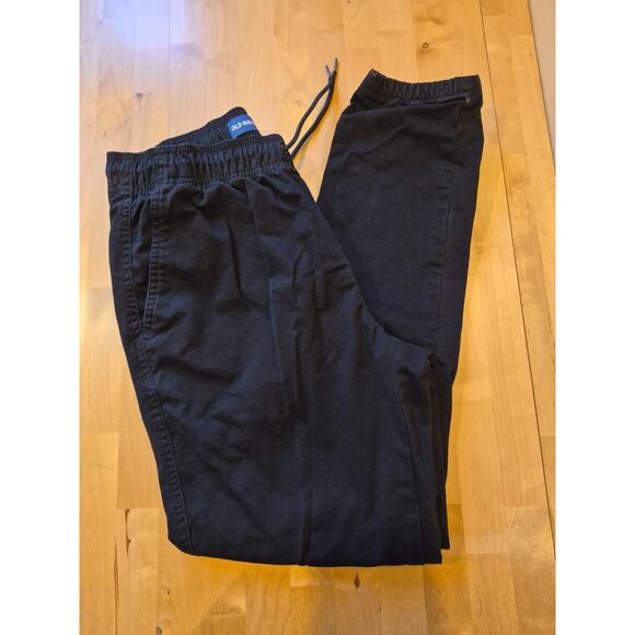 LOT of 2 GAP & OLD NAVY Essential Jogger Pants Mens Size Small - Black & Khaki - Picture 3 of 16